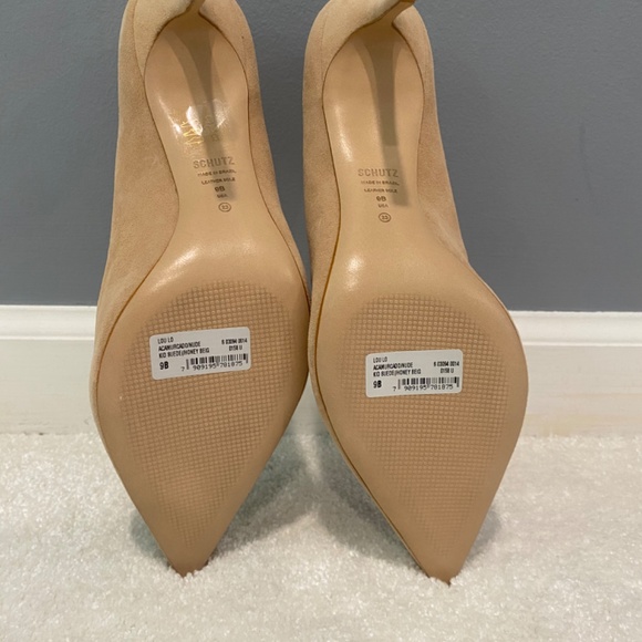 New - Honey Beige Schutz Heels size 9 - Picture 3 of 5